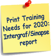 Print Training Needs for 2020 : Intergraf/Sinapse report 